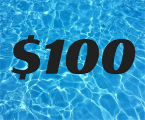 $100 Pool Membership Gift Certificate