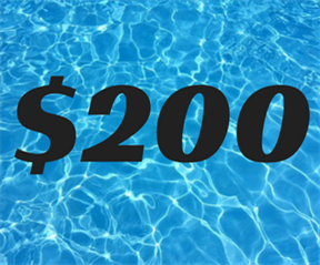 $200 Pool Membership Gift Certificate